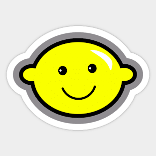 Funny lemon kawaii Sticker